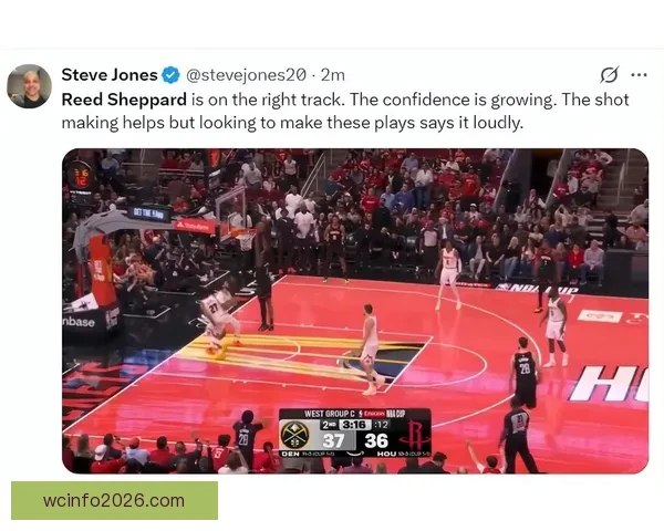 谢泼德关键抛投加助攻创新高贡献23分14助攻 休媒称或已找到控卫答案